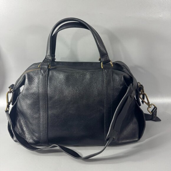 Madewell The Glasgow Satchel in Black - Picture 2 of 16